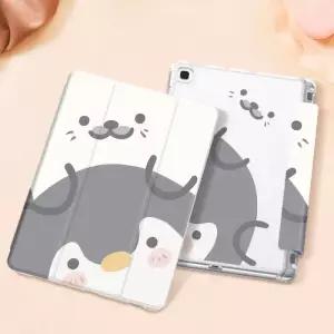삼성 갤럭시 탭 S9 보호 케이스 S7+/S8+/S9+/S9FE A7 라이트 S6 양면 페인팅 A8