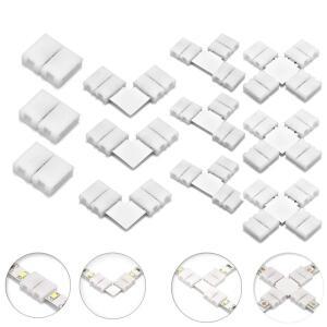 5피스 솔더리스 LED 커넥터 WS2812B 3528 5050 RGB Led 스트립 빛에 대 한 2/3/4/5Pin I/L/T 모양 코너 테