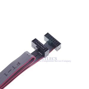 10 피스 핀 1.27 MM 피치 2x5 위치 IDC 소켓 확장 플랫 리본 케이블 ISP JTAG 다운로드 주문 길이 선택