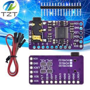 인터페이스 I2S PCM5102A Raspberry Pi pHAT 형식 보드용 플레이어 모듈 디지털 오디오