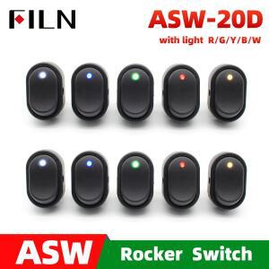 FILN ASW-20D 전조등 조정 가능 12V 24V LED 자동차 ON OFF 스위치  라이트 로커 30A