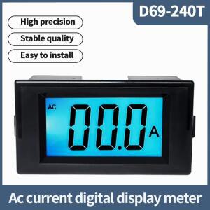 D69-240T AC 전류계 전류 LED 디지털 디스플레이 미터 변압기 포함 고정밀 설치 용이 20A50A100A200A250A