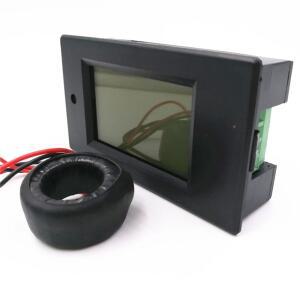AC 단상 디지털 전력계 에너지 미터 220V 100A Kwh PZEM-061 코일 CT 포함