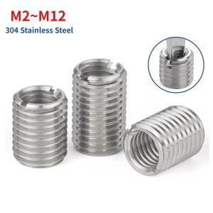 M2-M10 스테인레스 스틸 Sotted 내부 외부 셀프 태핑 나사 삽입 어댑터 너트 슬리브 변환기