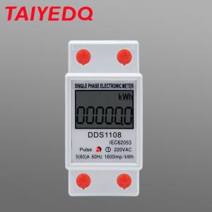 60A 80A 디지털 단상 에너지 미터 kWh LCD 전력 소비 측정기 재설정 기능이  전기 AC230V 50Hz