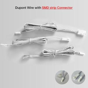 1/3/5피스 2m  연장 와이어 2Pin 8mm 10mm 캐비닛 옷장 용 솔더리스 크리스탈 커넥터 2835 SMD 12V/24V LED