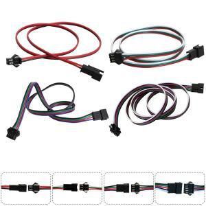 1-10개 2핀 3핀 4핀 5핀 JST LED 연장 케이블 22AWG 전선 남성 여성 커넥터 라이트 스트립 CCTV 드라이버용
