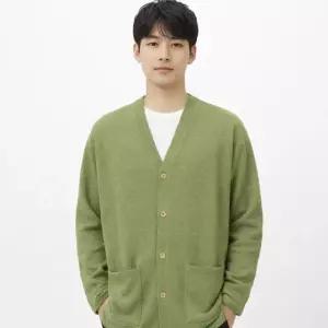 [리미드] 남성 루즈핏 브이넥 롱 가디건 5C-CA-Q020