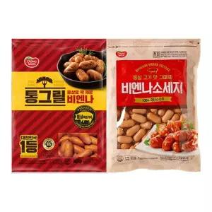 [동원에프앤비][N S 동 원]동원 통그릴 비엔나 1kg + 비엔나소시지 1kg[35947483]