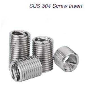 나사 삽입 탭 스테인레스 스틸 SUS304 M2 M2.5 M3 M4 M5 M6 M8 M10 슬리브 부싱 헬리코일 와이어 수리