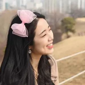 TBZ 파스텔 프릴 러블리 레이스 리본 헤어밴드 8Colors 리본헤어밴드 리본머리띠