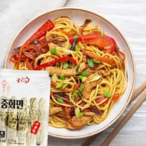 중화면 1.15kg 탱글한 식감의 면류 요리 전용 굿프랜드 중식면