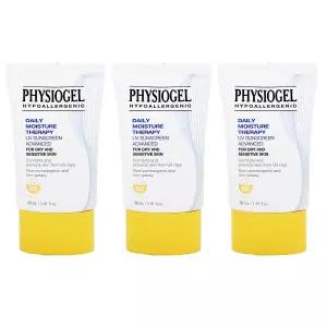 피지오겔 데일리 모이스처 테라피 UV 썬스크린 어드밴스드 30ml(SPF50+) 3개+ 피지오겔 페이셜크림 10ml