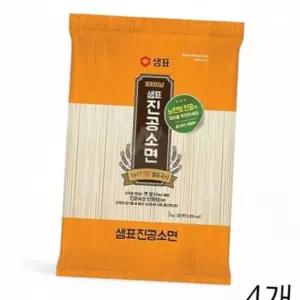 대용량 샘표 3kg 4개 X 식당식자재 업소용 진공소면