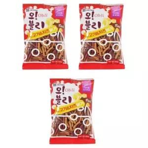 오블리 소고기 치즈버거 100g 3P 애견 노즈워크 간식
