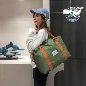 여행용 면 가방 다양한 수납 트래블 백 그린 캐리어보조가방 여행보조가방 트레블백