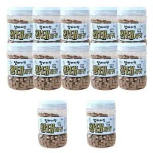강아지 멍메이징 황태져키 1kg 12P 세트 반려견 간식