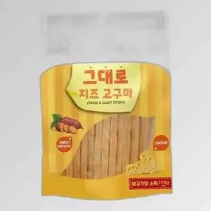 강아지 치즈 고구마 닭고기 스틱 1P 250g 영양 쫄깃