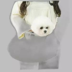 D18 레드퍼피 끌레 메쉬 이동가방 (파스텔아이보리)