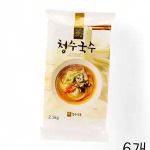소면 청수국수 업소용 X 대용량 청수식품 6개 2.5kg