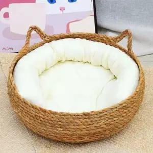 고양이집 40cm 화이트 인테리어 강아지 침대 동물