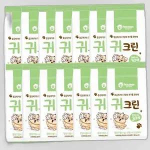 강아지 무향 귀세정 물티슈 30매 보습 냄새관리 14P