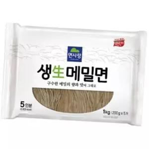 JN0003/(냉장)면사랑 생메밀면1kg 랍슨유통