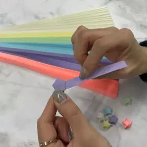 마카롱 별접기 별종이 6종 세트 (WD5BA9D)