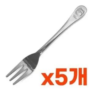 고품질 상일(곰돌이)유아용 포크1p x(5개) 아동포크 어린이 곰돌이스푼 (W303DA0)