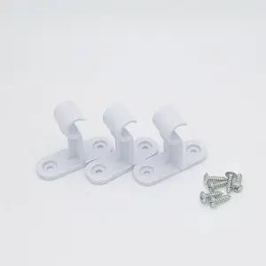 커튼브라켓 15mm 3p set 백색 커텐상고리 커텐고리백색 (W46CCD4)