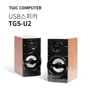 TGIC PC스피커/TGS-U2/우퍼/게임/음악/2채널 (W730E2E)