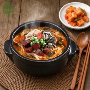 건담농수산 한우 선지해장국 1.13KG X 2개 국밥 밀키트 선짓국