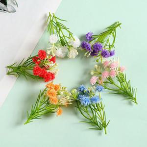 꽃철사 2040PCS 인공 꽃 8CM 홈 공예 결혼 화환