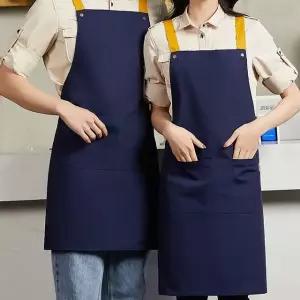 고품질 포켓 방수앞치마 바리스타 주방 공방 면앞치마 앞치마 예쁜앞치마 (WDB50E7)