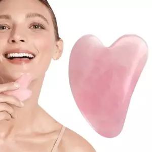 고품질 핑크 하트 얼굴 페이스 괄사 바디 림프순환 마사지 얼굴괄사 (W9AB659)