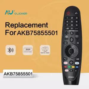 AKB 75855501 여러 TV 모델에 대한 음성이 없는 MR20 적외선 리모컨용 교체