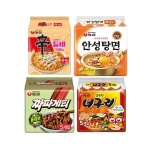 신툼안너짜 (신라면 툼바, 4입, 1개 + 안성탕면, 5입(멀티), 1개 + 짜파게티, 5입(멀티) , 1개 + 얼큰한너구리, 5입, 1개)