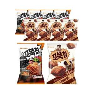 꼬북칩 바베큐&치미추리소스맛 78g, 5개+꼬북칩 초코츄러스 80g, 5개