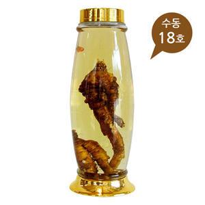 용천자연유리 수동 18호-1박스(6개)/담금주병/인삼주병/술병/과일주병/매실주/담금주/용천유리/18호
