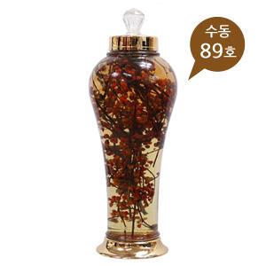 용천자연유리 수동 89호-1박스(6개)/담금주병/인삼주병/술병/과일주병/매실주/담금주/용천유리