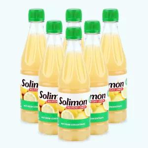 솔리몬 스퀴즈드 레몬즙 500ml X 6병 NFC 레몬수 원액