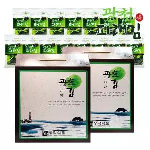 [프레시데이]원초듬뿍 광천김 파래김 식탁김 선물세트 (15봉+15봉)