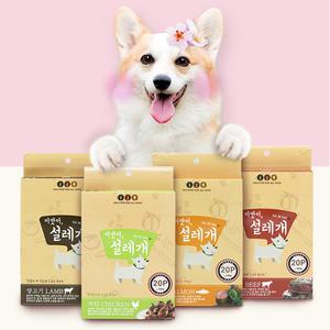 이맛이 설레개 설래개 4종 콤보  설레게 강아지츄르 강아지죽