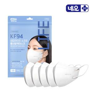 네오라이프 소프트 황사방역마스크 KF94 화이트 5매