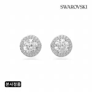 [/본사정품] Una 로듐 파베 스터드 귀걸이 5636269