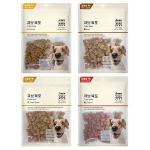 바우와우 무마진 강아지 큐브 육포 곤충 단백질 간식 800g