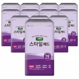 디펜드 스타일 패드 여성 대용량 18매X12팩