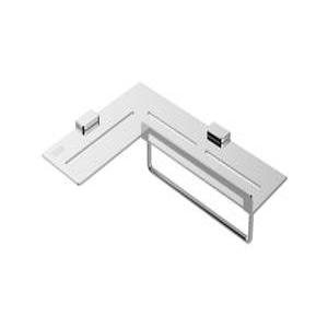 아메리칸스탠다드 스테인리스 코너선반 L자형 화장실선반 FH1060-405AW