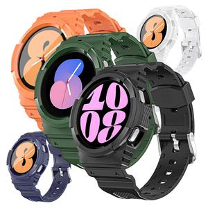 리미트 갤럭시워치5 4 공용 40mm 44mm TPU 보호 케이스 일체형 버클 스트랩