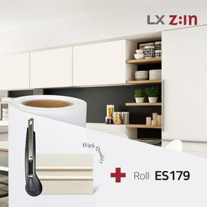 (롤구매전용) LX하우시스 LG인테리어필름 무광 크림화이트 리폼시트지 ES179(25m)